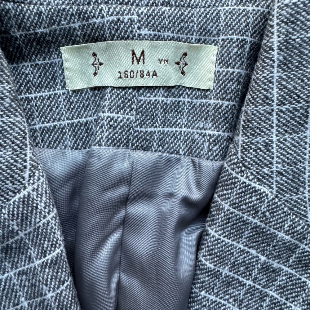 Women’s Plaid Blazer Jacket M - Picture 2 of 3